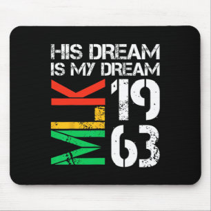 Schwarze Geschichte Monat Pride Mlk 1963 sein Trau Mousepad