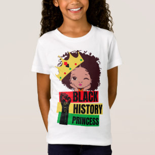 Schwarze Geschichte Monat Prinzessin Black Girl Ma T-Shirt