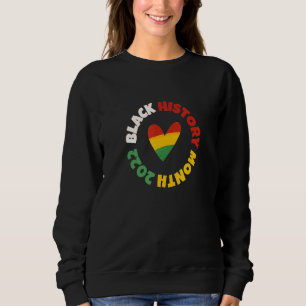 Schwarze Geschichte Monat Retro Black Pride afrika Sweatshirt
