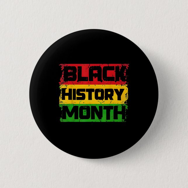 Schwarze Geschichte Monat Stolz ich bin Schwarze G Button (Vorderseite)