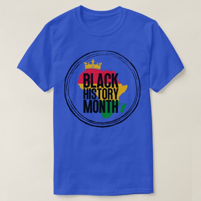 Schwarze Geschichte Monatskarte 12 T-Shirt (Design vorne)