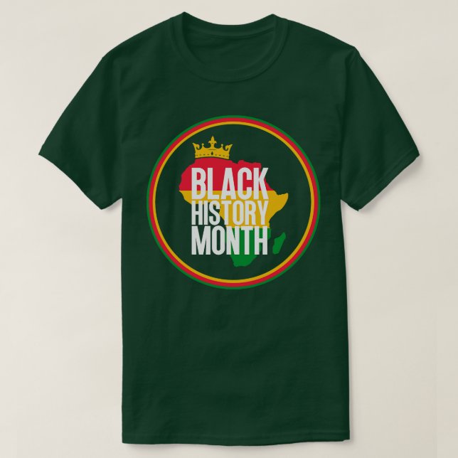 Schwarze Geschichte Monatskarte 14 T-Shirt (Design vorne)