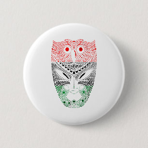 Schwarze Geschichte Panafrikanische Unia-Flagge Sc Button