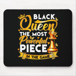 Schwarze Geschichte Schwarze Königin Mächtigstes S Mousepad