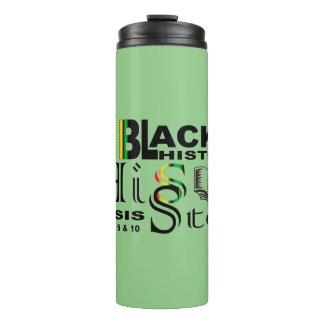 Schwarze Geschichte Seine Geschichte Ich sage, ich Thermosbecher