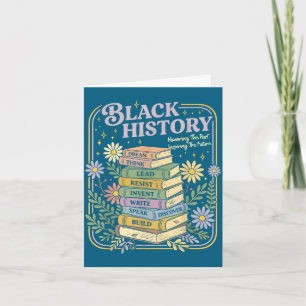 Schwarze Geschichtsbücher schwarze Afroamerikaner Karte