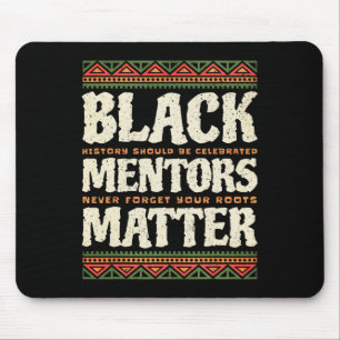 Schwarze Geschichtsmonat Mentoren Problem Afroamer Mousepad
