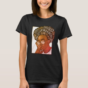 Schwarze Geschichtsmonat Zitate - Melanin Frau T-Shirt