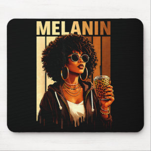 Schwarze Geschichtsstolz Königin gesegnet afrozent Mousepad