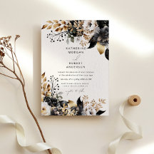 Schwarze Goldblumenhochzeit