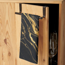 Schwarze Goldmarmor-Ästhetik elegant modern