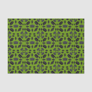 Schwarze Graduierungsklappen über grünes Gras Seidenpapier