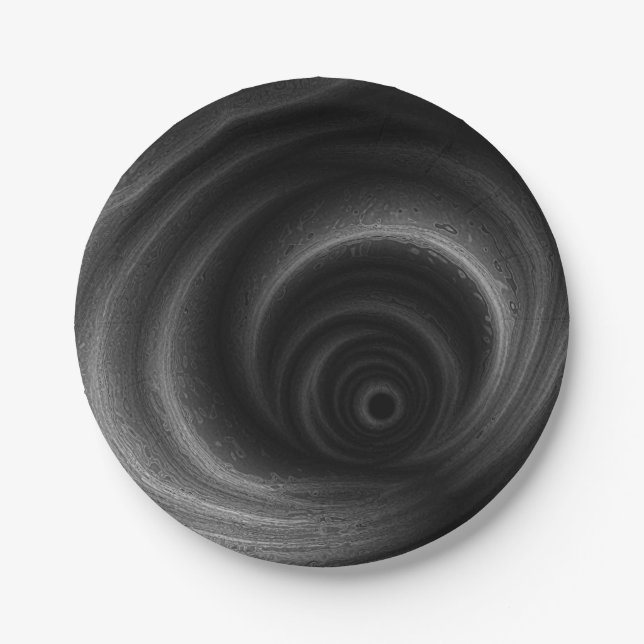 Schwarze Gravitation Pappteller (Vorderseite)