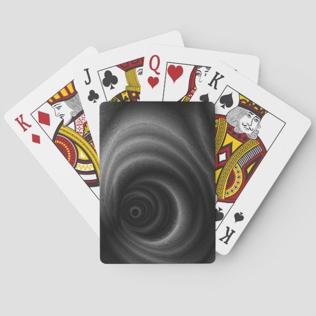 Schwarze Gravitation Spielkarten (Rückseite)