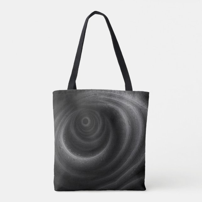 Schwarze Gravitation Tasche (Rückseite)