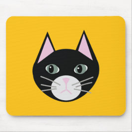 Schwarze grüne Augen Mousepad