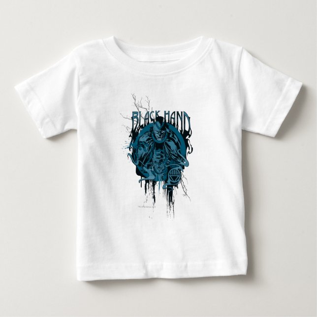 Schwarze Hand - Grafische Collage Baby T-shirt (Vorderseite)