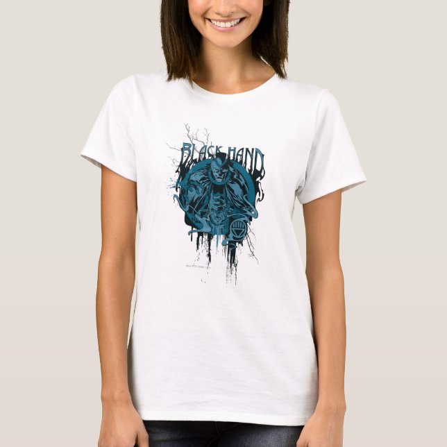 Schwarze Hand - Grafische Collage T-Shirt (Vorderseite)