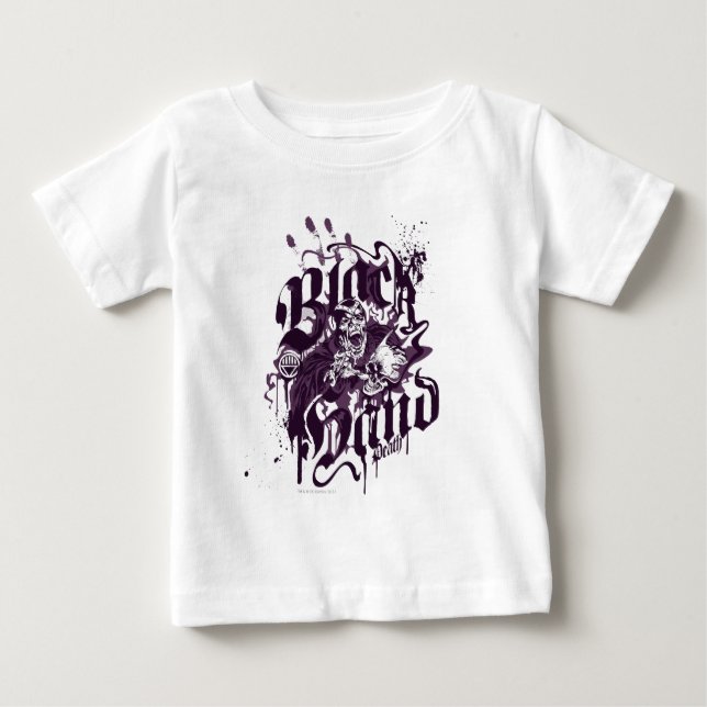 Schwarze Hand - Lila Collage Baby T-shirt (Vorderseite)