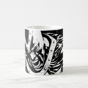 Schwarze Hand mit Schädel-Platte 2 Kaffeetasse