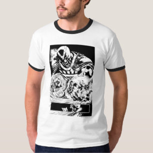 Schwarze Hand mit Schädel-Platte 2 T-Shirt
