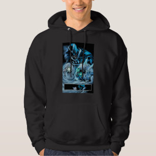Schwarze Hand mit Schädel-Platte Hoodie
