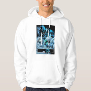 Schwarze Hand mit Schädel-Platte Hoodie