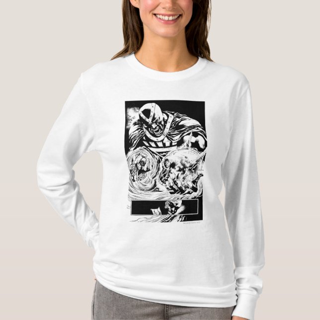 Schwarze Hand mit Schädelplatte 2 T-Shirt (Vorderseite)