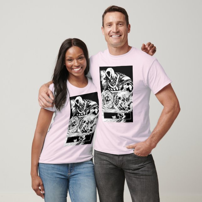 Schwarze Hand mit Schädelplatte 2 T-Shirt (Unisex)