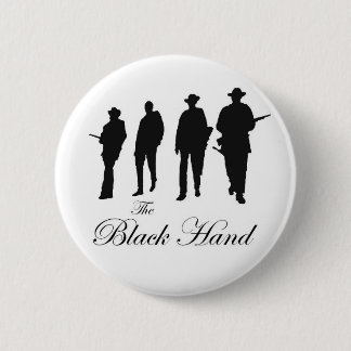Schwarze Handcowboys Button