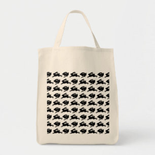Schwarze Hasenkaninchen Tragetasche