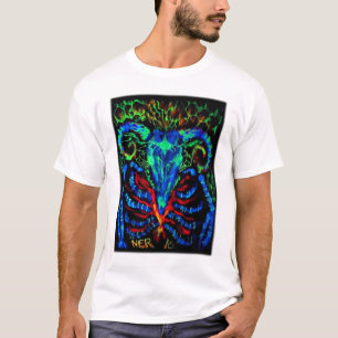Schwarze helle Malerei 2 T-Shirt