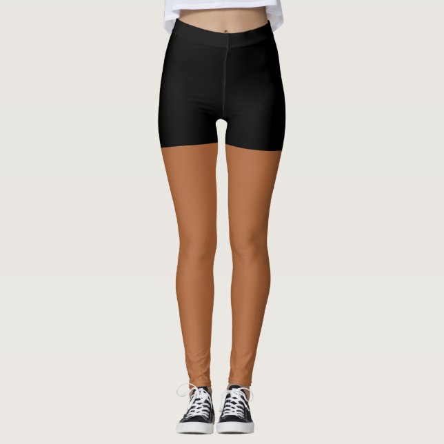 Schwarze Hosen, Beinbeine Leggings (Vorderseite)