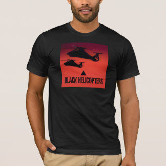 Schwarze Hubschrauber T-Shirt