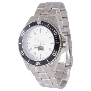 Schwarze Hubschrauber-Uhr Armbanduhr