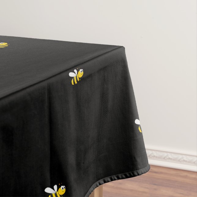Schwarze Hummeln niedlich lustig Tischdecke (Beispiel)