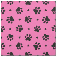 Schwarze Hundepapiermuster und Herz-Muster