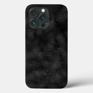 Schwarze Imitate Glitzer Streifen Muster Leggings Case-Mate iPhone Hülle