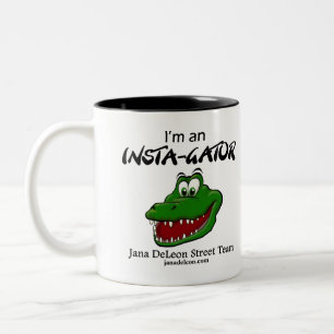 Schwarze Innenkaffee-Tasse mit Straßen-Team-Logo Zweifarbige Tasse
