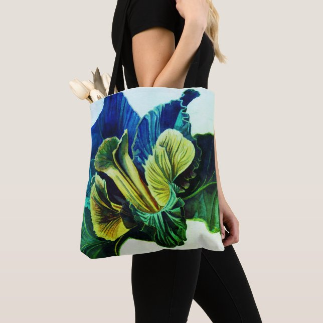 Schwarze Iris - Seeausgabe Tasche (Von Nahem)