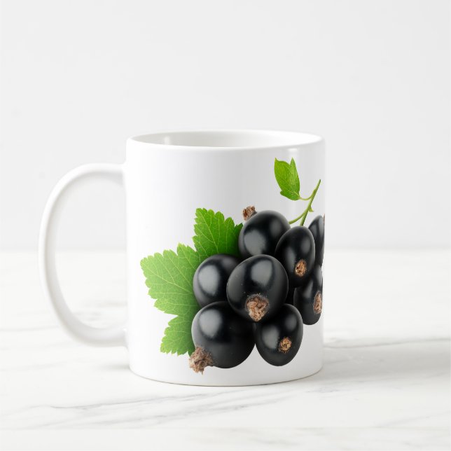 Schwarze Johannisbeere Kaffeetasse (Links)