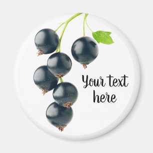 Schwarze Johannisbeere Magnet