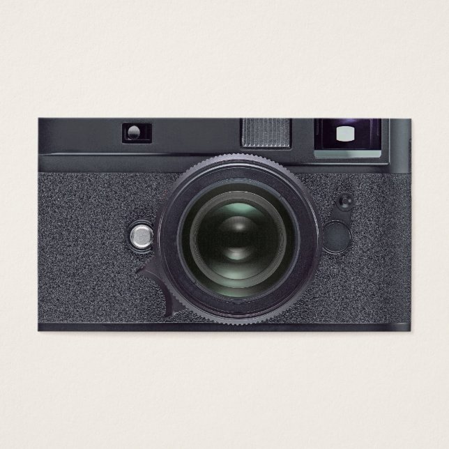 Schwarze Kamera (Vorderseite)
