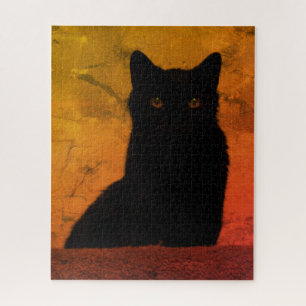 Schwarze Katze