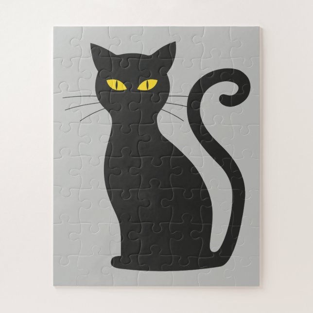 Schwarze Katze (Vertikal)