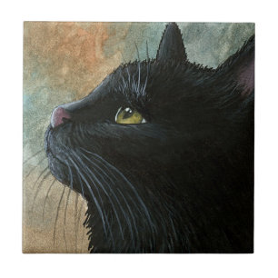 Schwarze Katze 545 Fliese