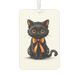 Schwarze Katze Autolufterfrischer