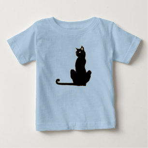 Schwarze Katze Baby/Kleinkind T-Shirt