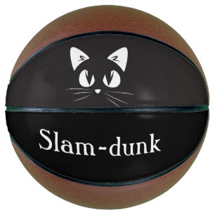 Schwarze Katze Basketball