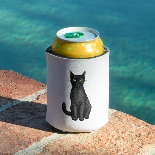 Schwarze Katze Dosenkühler (In Situ Pool)